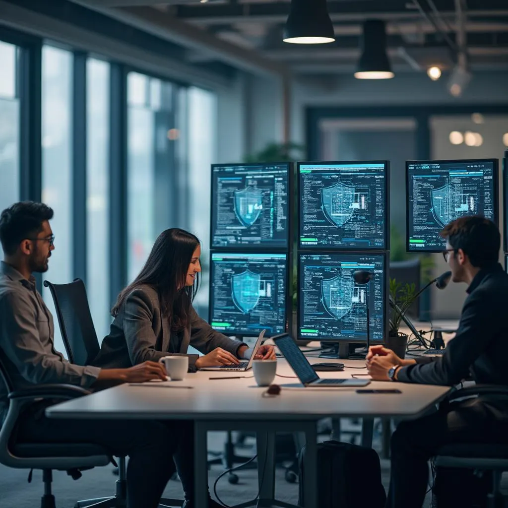 Equipo de Therma Security en la oficina principal